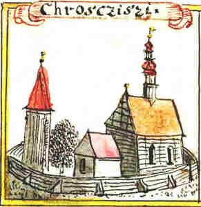 Chroscziszi - Kościół drewniany, widok ogólny
